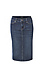 Liverpool Denim Pencil Skirt Thumb 1