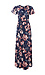 Short Sleeve Floral Maxi Dress Thumb 1