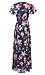 Short Sleeve Floral Maxi Dress Thumb 2