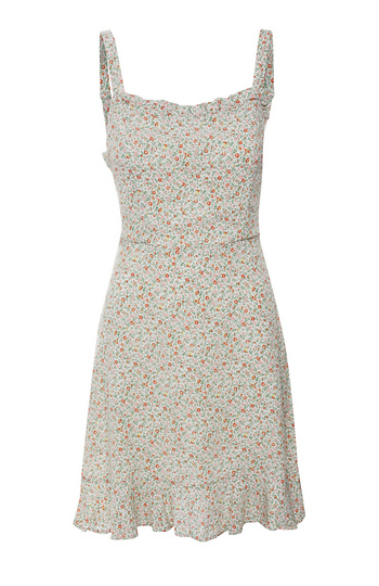 Sleeveless Floral Print Mini Dress Slide 1