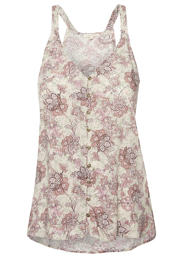 Floral Print Tank Slide 1