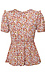 Smocked Ruffled Short Sleeve Top Thumb 2