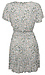 Smocked Waist Floral Short Sleeve Dress Thumb 2