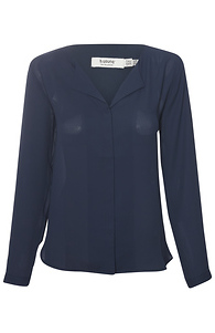B. Young Long Sleeve Split Neck Blouse Slide 1