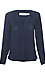 B. Young Long Sleeve Split Neck Blouse Thumb 1