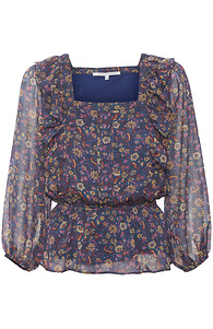 Collective Concepts Floral Print Blouse Slide 1