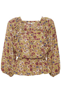 Collective Concepts 3/4 Sleeve Floral Blouse Slide 1