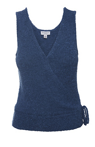 Current Air Knit Wrap Top Slide 1