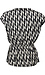 Surplice Peplum Abstract Print Top Thumb 2