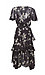 Floral Ruffle Midi Dress Thumb 1