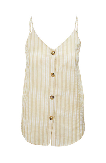 Striped Buttoned Cami Slide 1