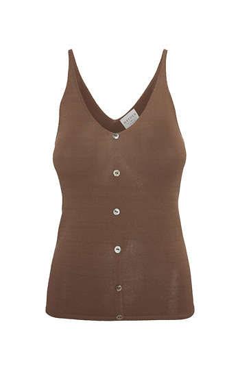 Button-Down Knit Tank Slide 1