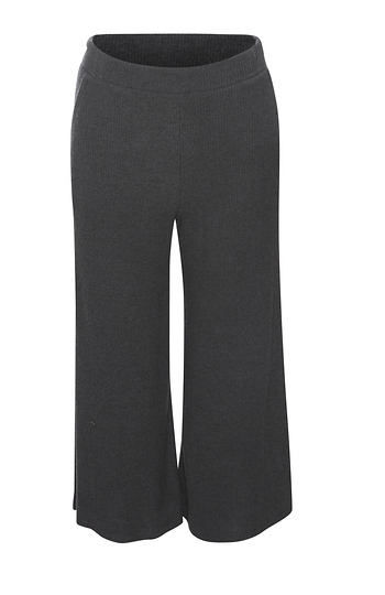 Ribbed Knit Culottes Slide 1