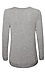 V-Neck Contrast Ribbed Brushed Top Thumb 2