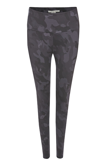 High Waisted Camo Leggings in Olive XS - XL