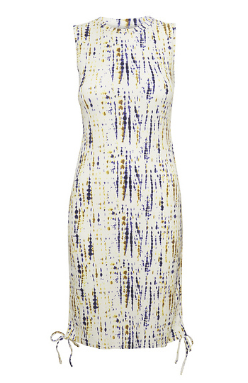 BCBGeneration Tie Dye Drawstring Tank Dress Slide 1