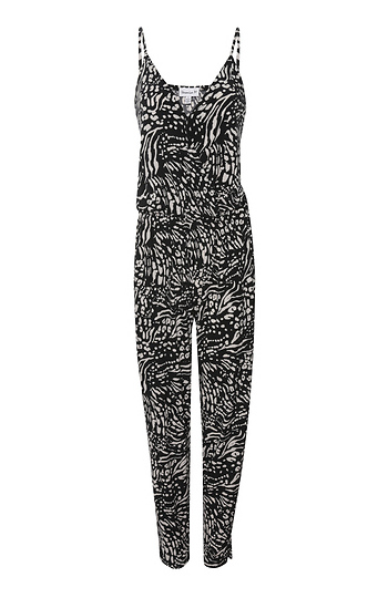 Veronica M Surplice Printed Jumpsuit Slide 1