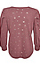 Democracy Front Keyhole Foil Print Top Thumb 2