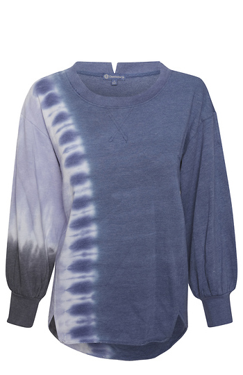 Democracy Asymmetric Tie Dye Sweatshirt Slide 1