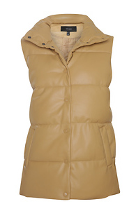 Vero Moda Coated Vest Slide 1