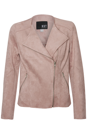 Kut from the Kloth Faux Suede Moto Jacket Slide 1