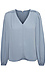 V-Neck Long Sleeve Blouse Thumb 1