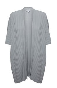 Current Air Wide Rib Knit Open Front Cardigan Slide 1