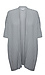 Wide Rib Knit Open Front Cardigan Thumb 1
