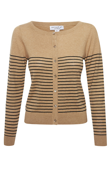 Striped Cardigan Slide 1