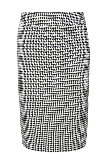 Houndstooth Pencil Skirt Slide 1