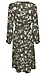 Printed Long Sleeve Midi Dress Thumb 2