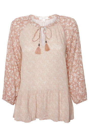 Rayon Yoryu Print Top Slide 1