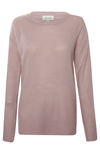 Oversized Side-Slits Sweater Slide 1