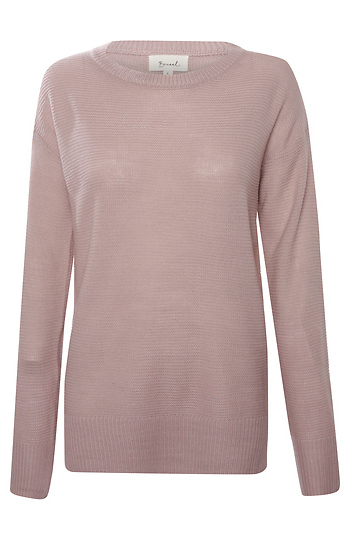 Oversized Side-Slits Sweater Slide 1