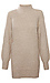 Ribbed Long Sleeve Mock Neck Sweater Dress Thumb 1