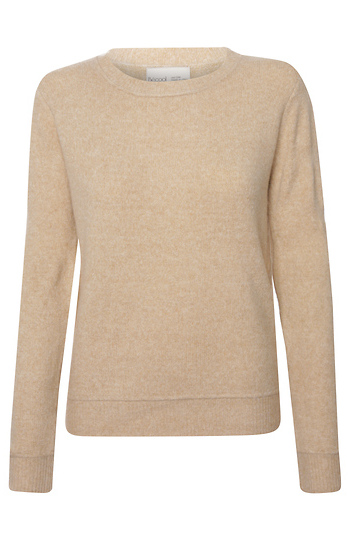 Knit Sweater With Ribbed Hem Slide 1