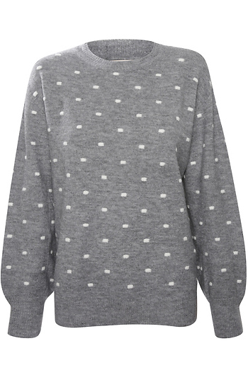 Polka Dot Pullover Sweater Slide 1