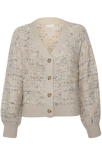 Textured Novelty Cardigan Slide 1