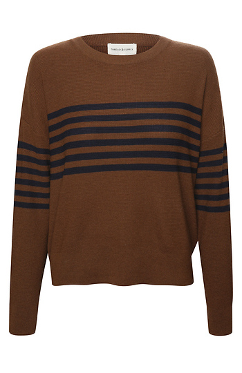 Thread & Supply Striped Sweater Slide 1