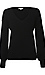 V-Neck Balloon Sleeve Sweater Thumb 1