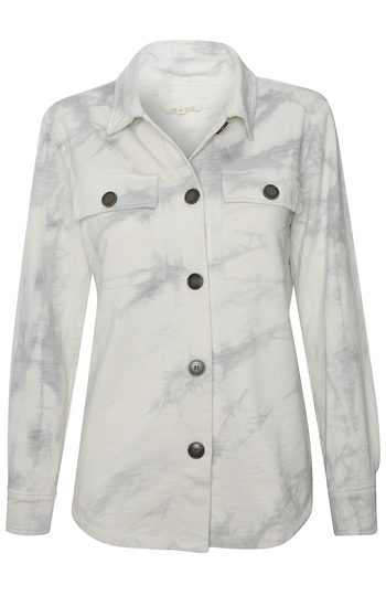 Tie Dye Shirt Jacket Slide 1
