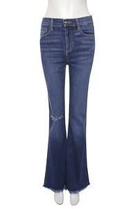 Sneak Peek High Rise Flare Jean Slide 1