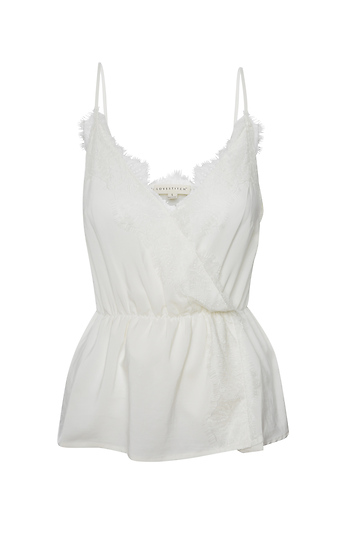 Surplice Lace Cami Slide 1