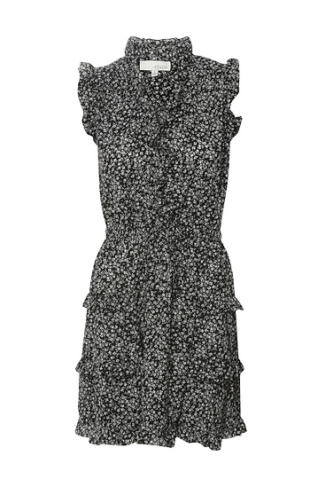 Surplice Neckline Tiered Mini Dress Slide 1