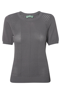 Current Air Textured Knit Short Sleeve Slide 1