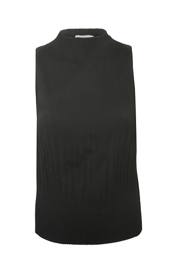 Sleeveless Pleated Blouse Slide 1