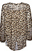 Metallic Leopard Print Blouse Thumb 2