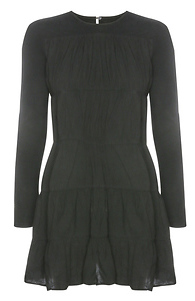 Ruched Tier Tunic Dress Slide 1
