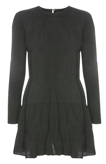 Ruched Tier Tunic Dress Slide 1