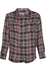 Lurex Mixed Plaid Shirt Slide 1